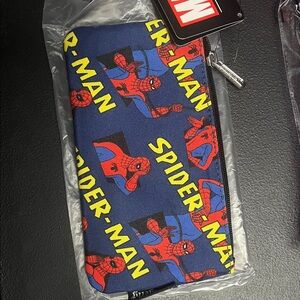 Loungefly Marvel Spider-Man Blue and Red Pouch